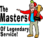 small logo masters of legendary service