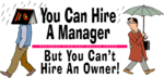 small logo you can hire a manager